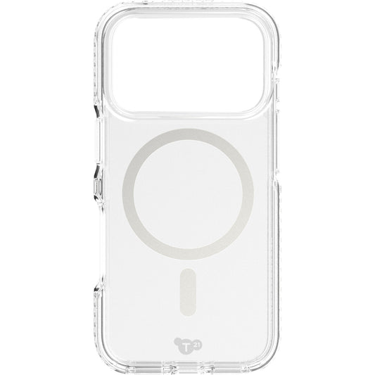 Tech21 AppleiPhone 17 Pro Evocrystal W/Magsafe Clear/Metalic Silver