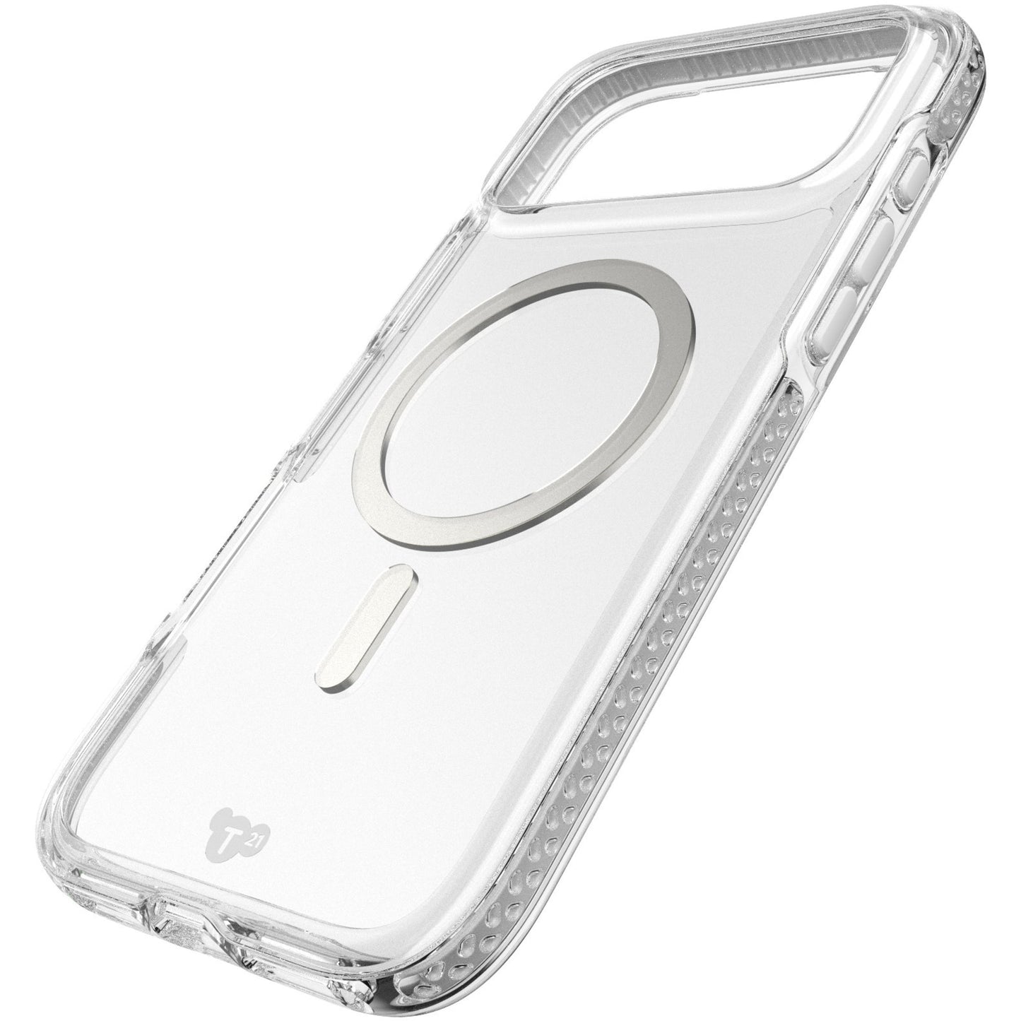 Tech21 AppleiPhone 17 Pro Max Evocrystal W/Magsafe Clear/Metalic Silver