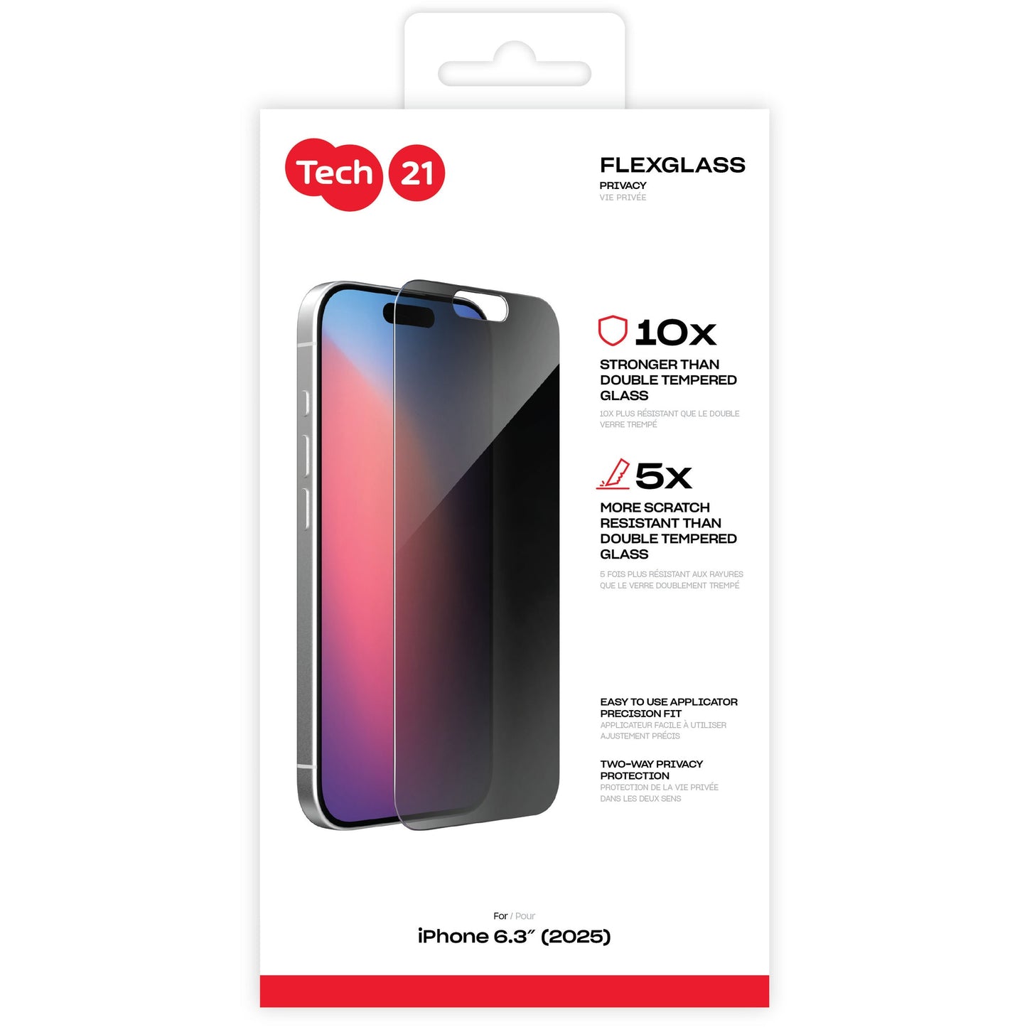 Tech21 Apple iPhone 17 Flexglass Privacy Glass