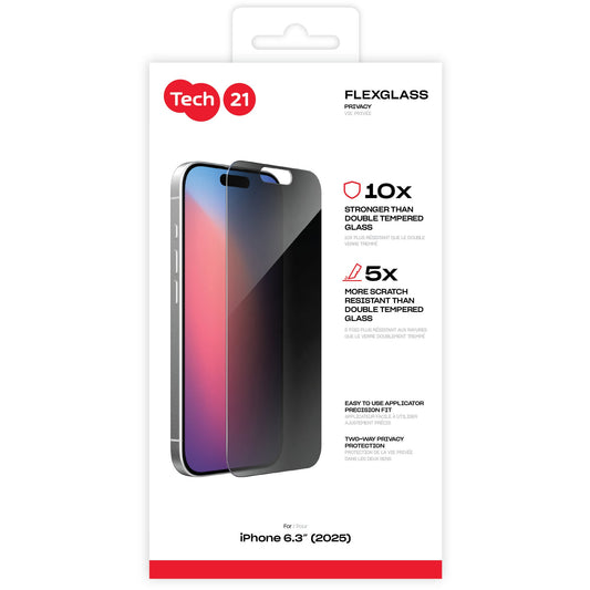 Tech21 Apple iPhone 17 Flexglass Privacy Glass