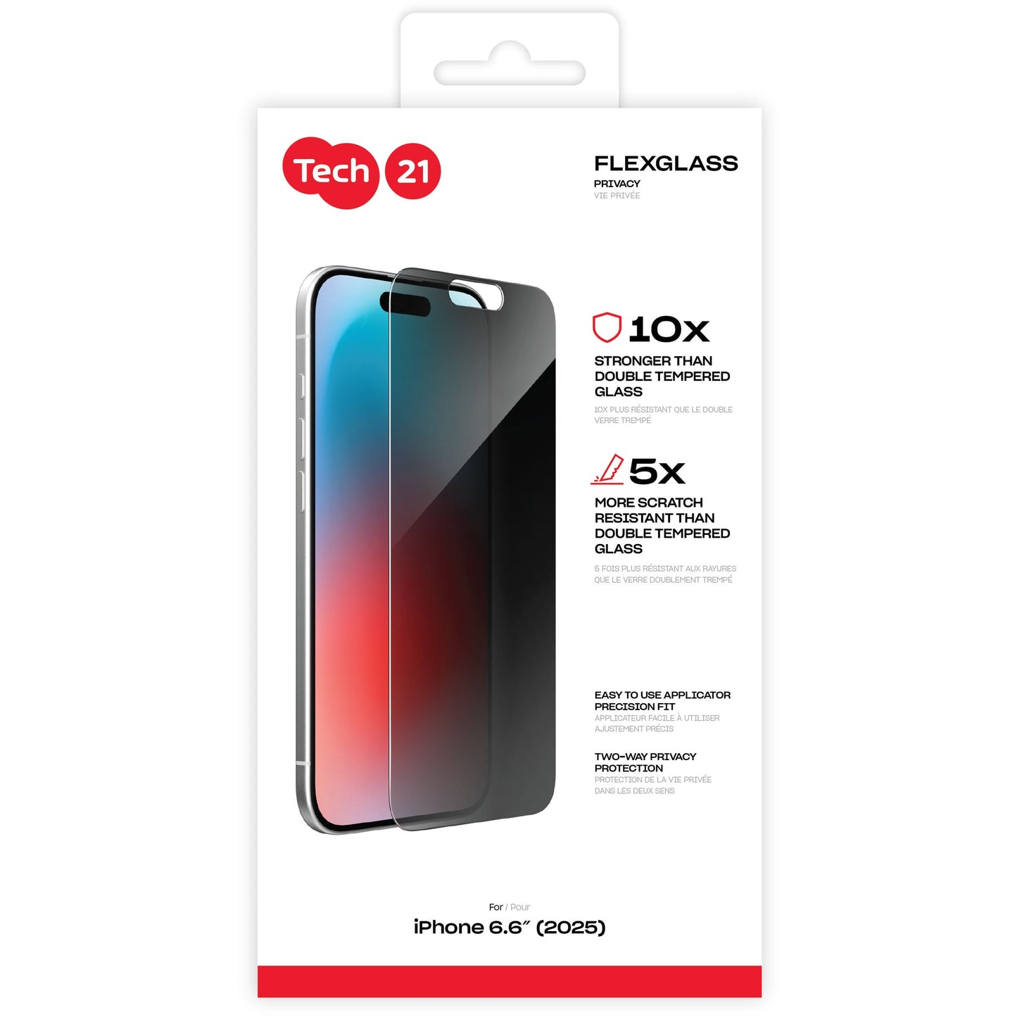 Tech21 Apple iPhone Air Flexglass Privacy (6.6")