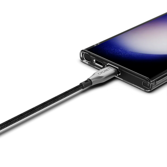 كابل سيجنت آرمرد USB-C إلى USB-A (USB 2.0)، أسود، 1 متر