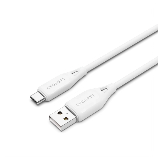 كابل سيجنت USB-C إلى USB-A (USB 2.0)، أبيض، 2 متر