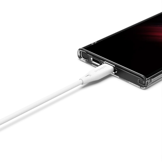 كابل سيجنت USB-C إلى USB-A (USB 2.0)، أبيض، 2 متر