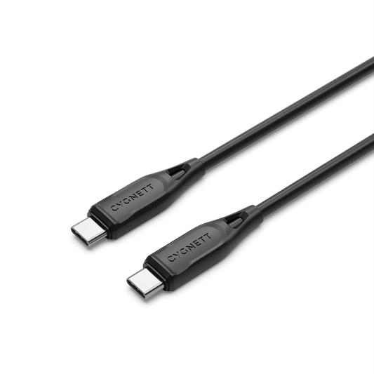 Cygnett USB-C To USB-C (USB 2.0) Cable, Black 1m