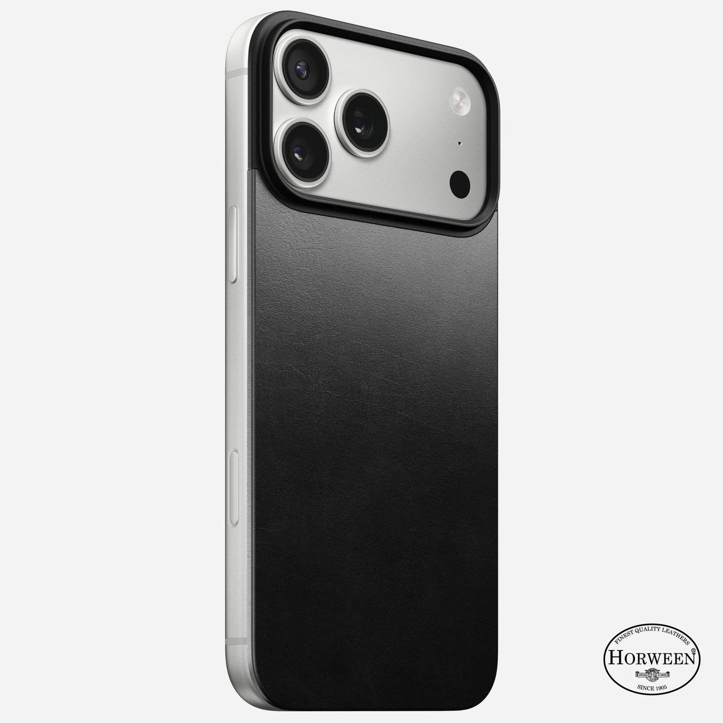 Nomad Horween Magsafe Leather Back For iPhone 17 Pro Max, Black
