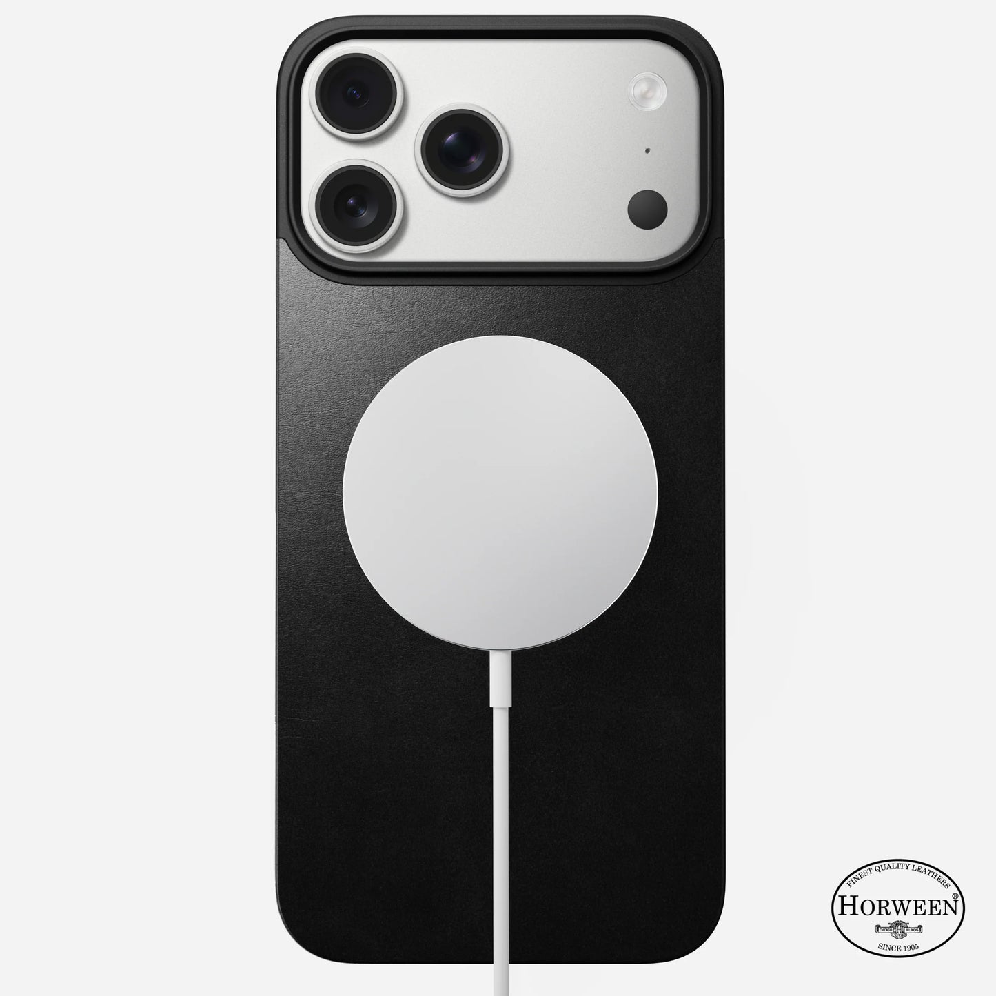 Nomad Horween Magsafe Leather Back For iPhone 17 Pro Max, Black