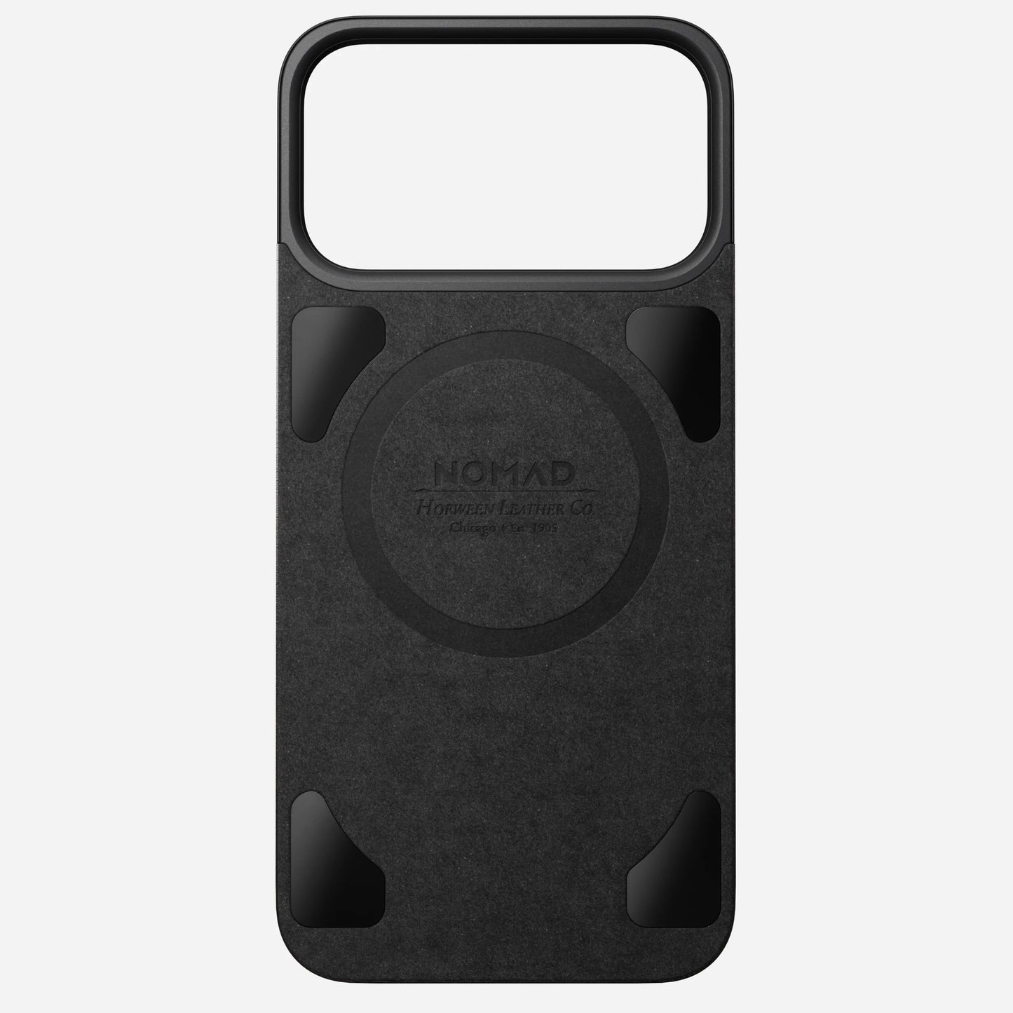 Nomad Horween Magsafe Leather Back For iPhone 17 Pro Max, Black