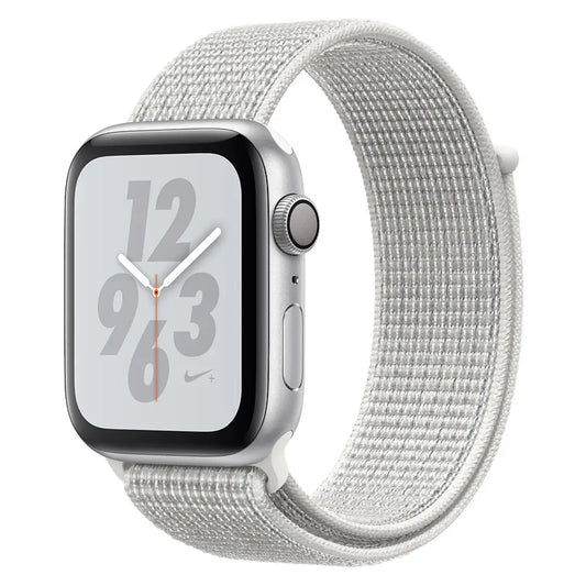 Apple Watch Nike+ Series 4 44mm Silver Aluminium Case with Summit White Nike Sport Loop