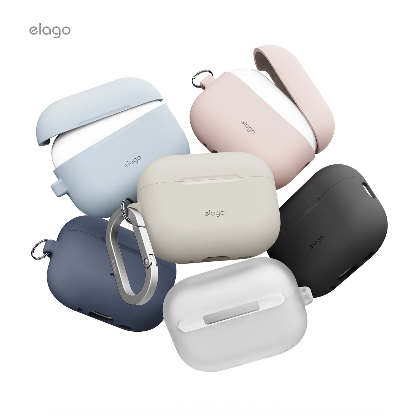 Elago AirPods Pro 3 Silicone Hang Case - Stone