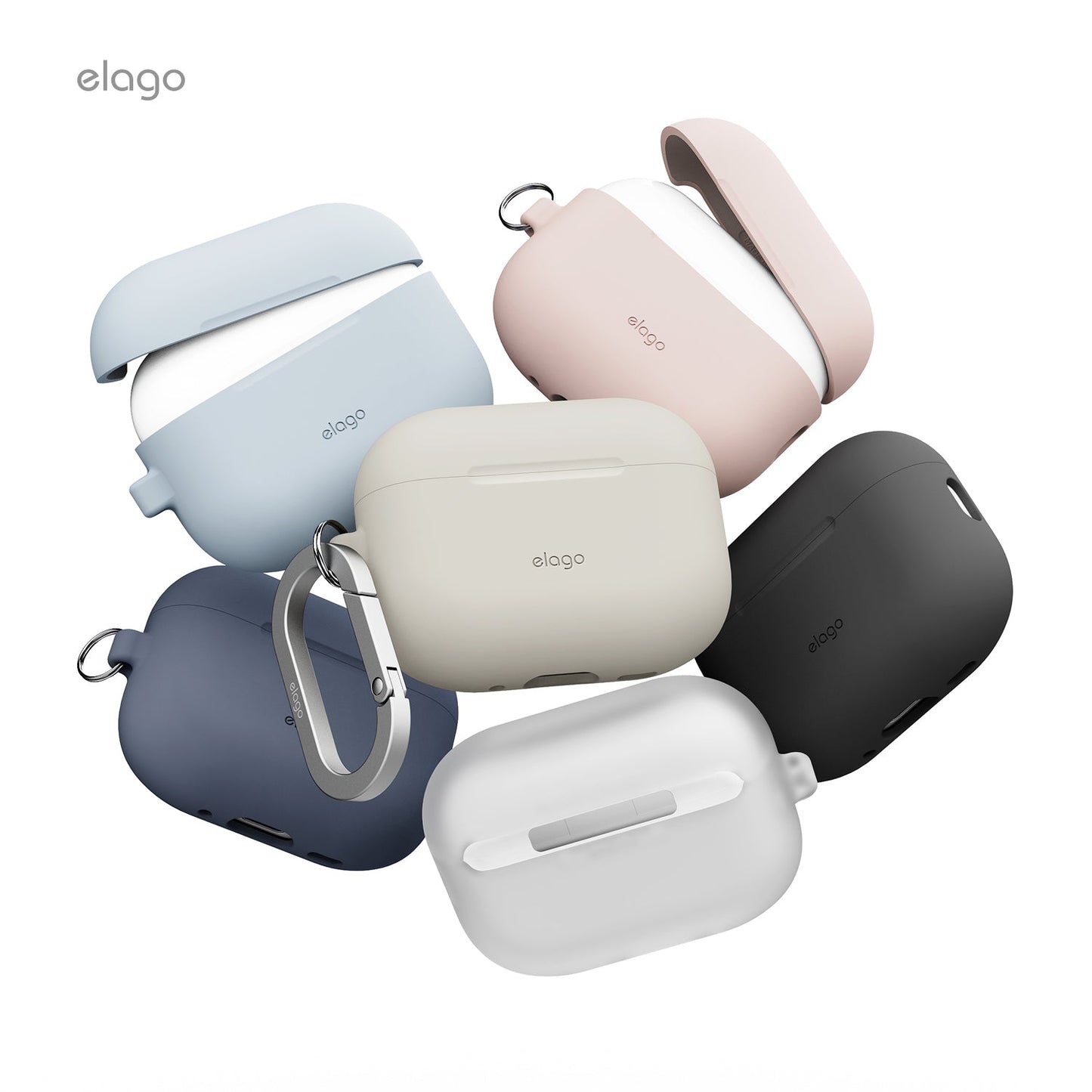 Elago AirPods Pro 3 Silicone Hang Case - Sand Pink