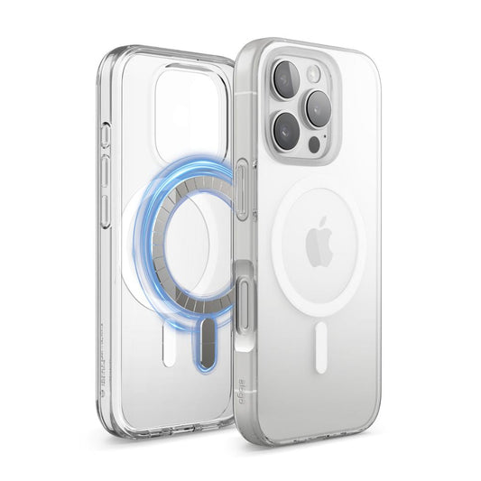 Elago Magnetic Hybrid Case for iPhone 16 Pro, Clear with MagSafe