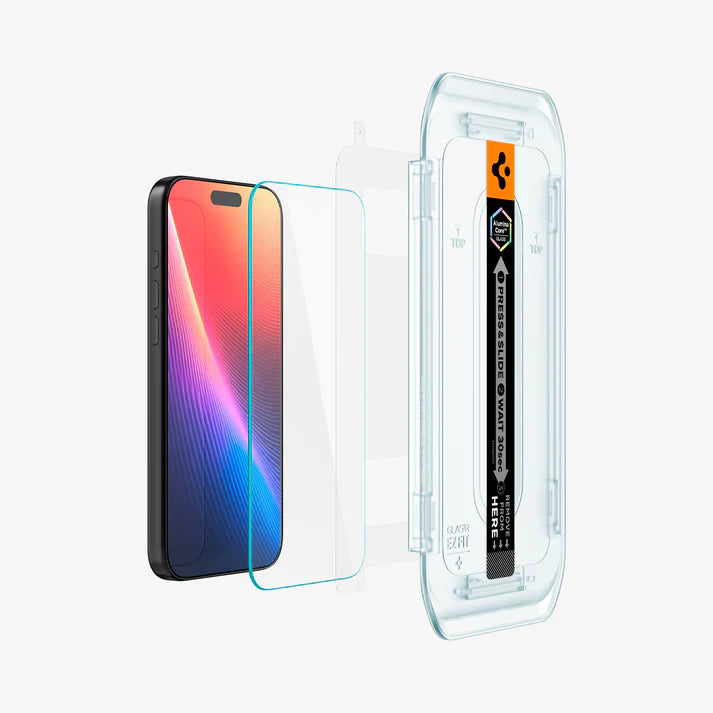Spigen iPhone 17 Pro/ 17/ 16 Pro Glas.tR EZ Fit Pro HD (1P)