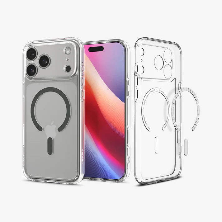 Spigen iPhone 17 Pro Max Ultra Hybrid MagFit Clear Graphite
