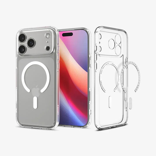 Spigen iPhone 17 Pro Ultra Hybrid MagFit Clear White
