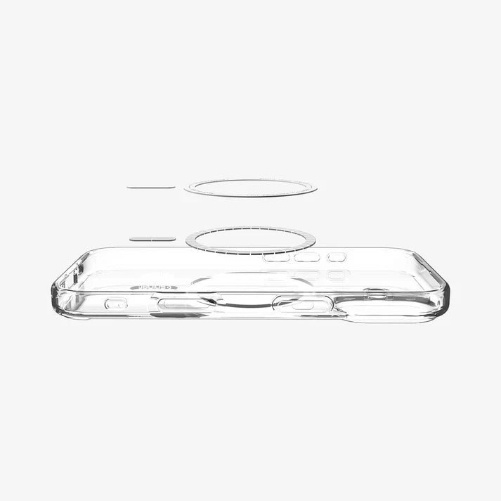 Spigen iPhone 17 Ultra Hybrid MagFit Clear White