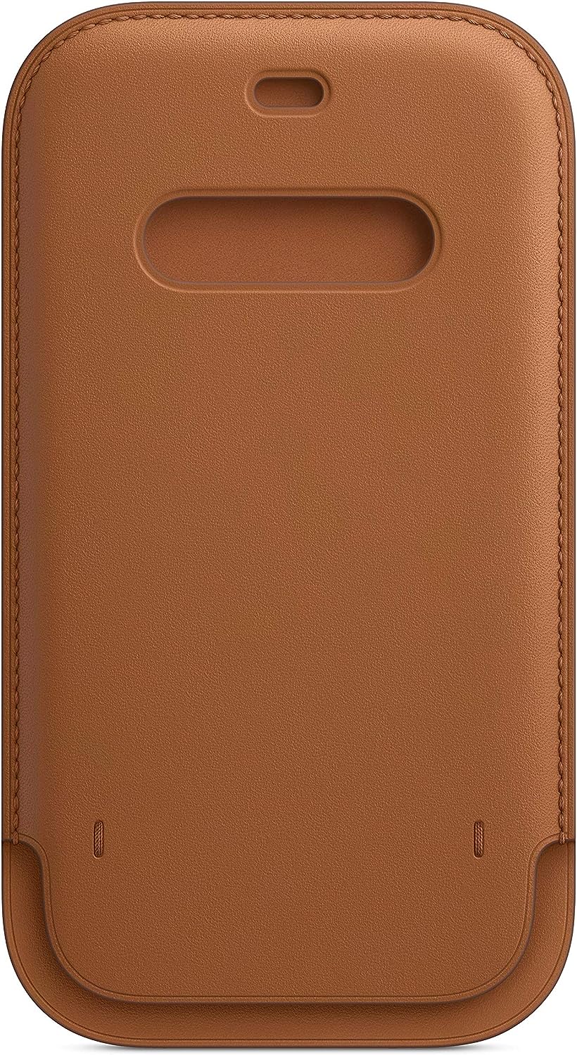 iPhone 12 | 12 Pro Leather Sleeve with MagSafe Saddle Brown