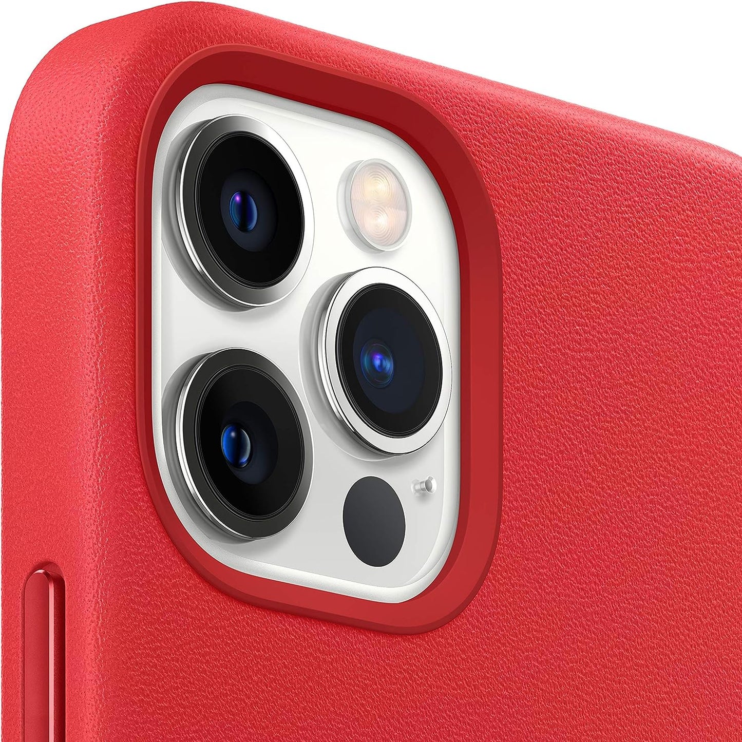 iPhone 12 Pro Max Leather Case with MagSafe - (PRODUCT)RED