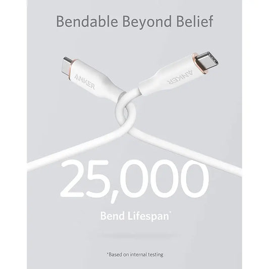 Anker 643 PowerLine III Flow USB-C to USB-C SilicaGel 1.8m 100W Cable