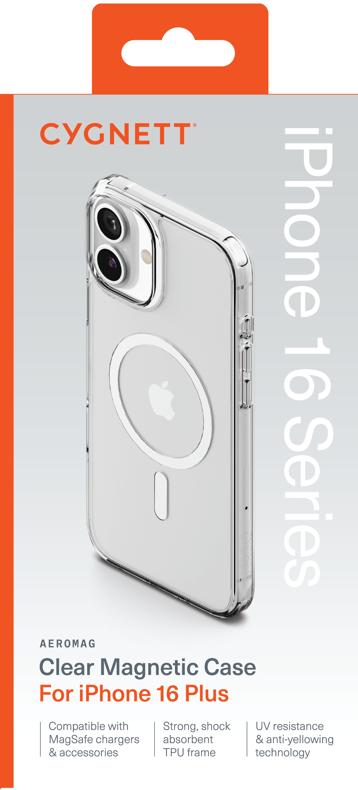 Cygnett AeroMag Case for iPhone 16 Plus - Clear