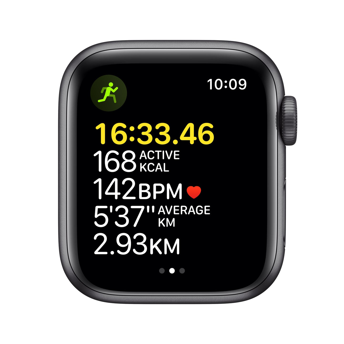 ساعة Apple Watch SE GPS، 40 مم، إطار من الألمنيوم الرمادي مع Loop رياضي ميدنايت - عادي
