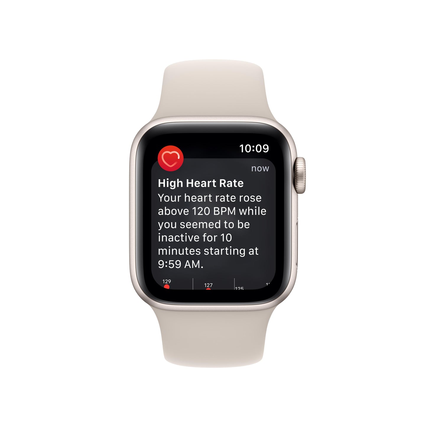 ساعة Apple Watch SE GPS 40 مم باللون الفضي للعلبة الألومنيومية مع Loop رياضي باللون الفضي - عادي