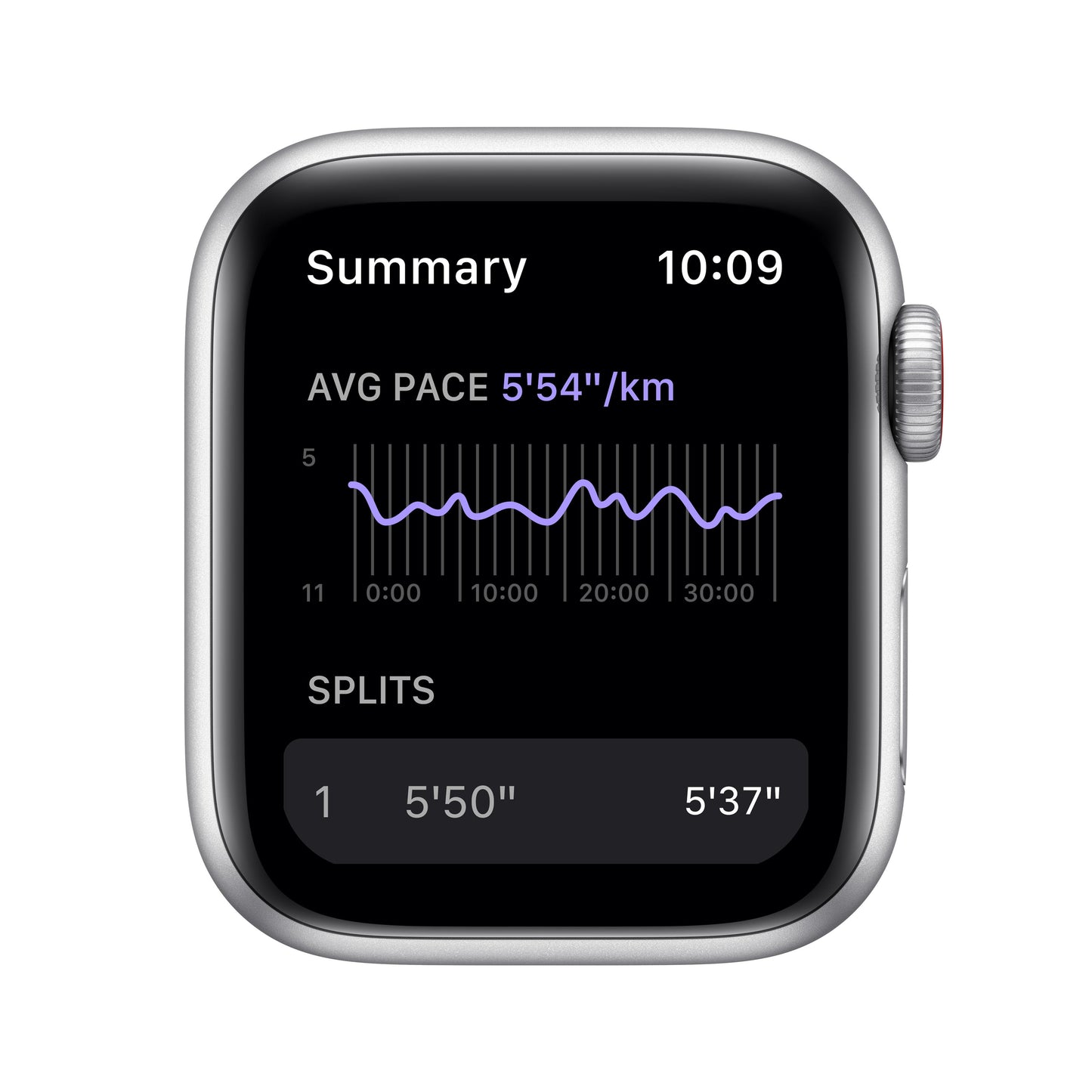 Apple Watch Nike SE GPS + Cellular, 40mm Silver Aluminum Case with Pure Platinum/Black Nike Sport Band - Regular