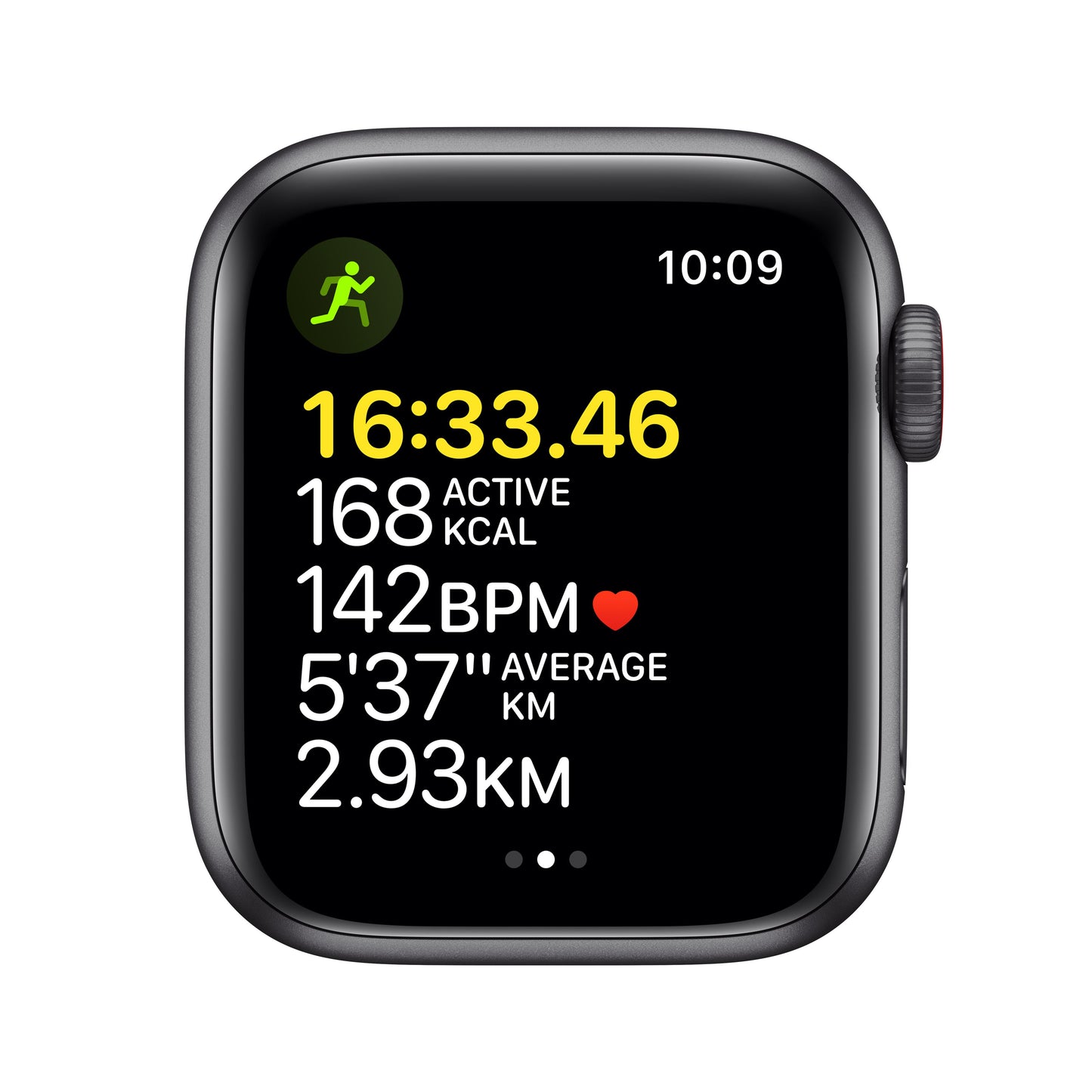 Apple Watch SE GPS + Cellular, 40mm Space Gray Aluminum Case with Tornado/Gray Sport Loop