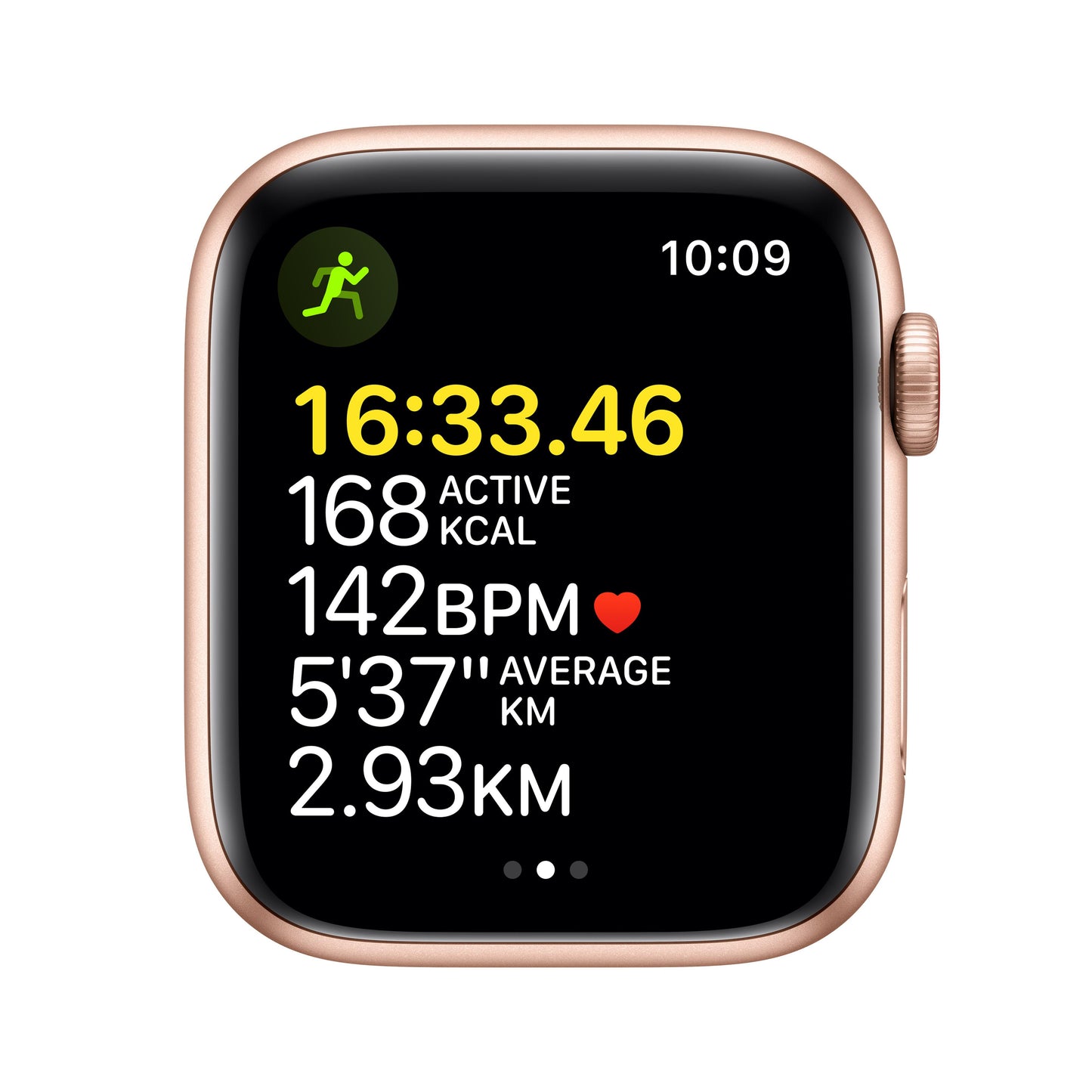 Apple Watch SE GPS + Cellular, 44mm Gold Aluminum Case with Starlight Sport Band - Regular