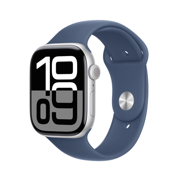 Apple Watch Series 10 GPS + Cellular 42mm Silver Aluminium Case