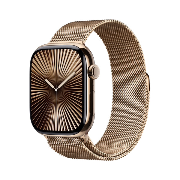 Apple Watch Series 10 GPS Cellular 46mm Gold Titanium Case with