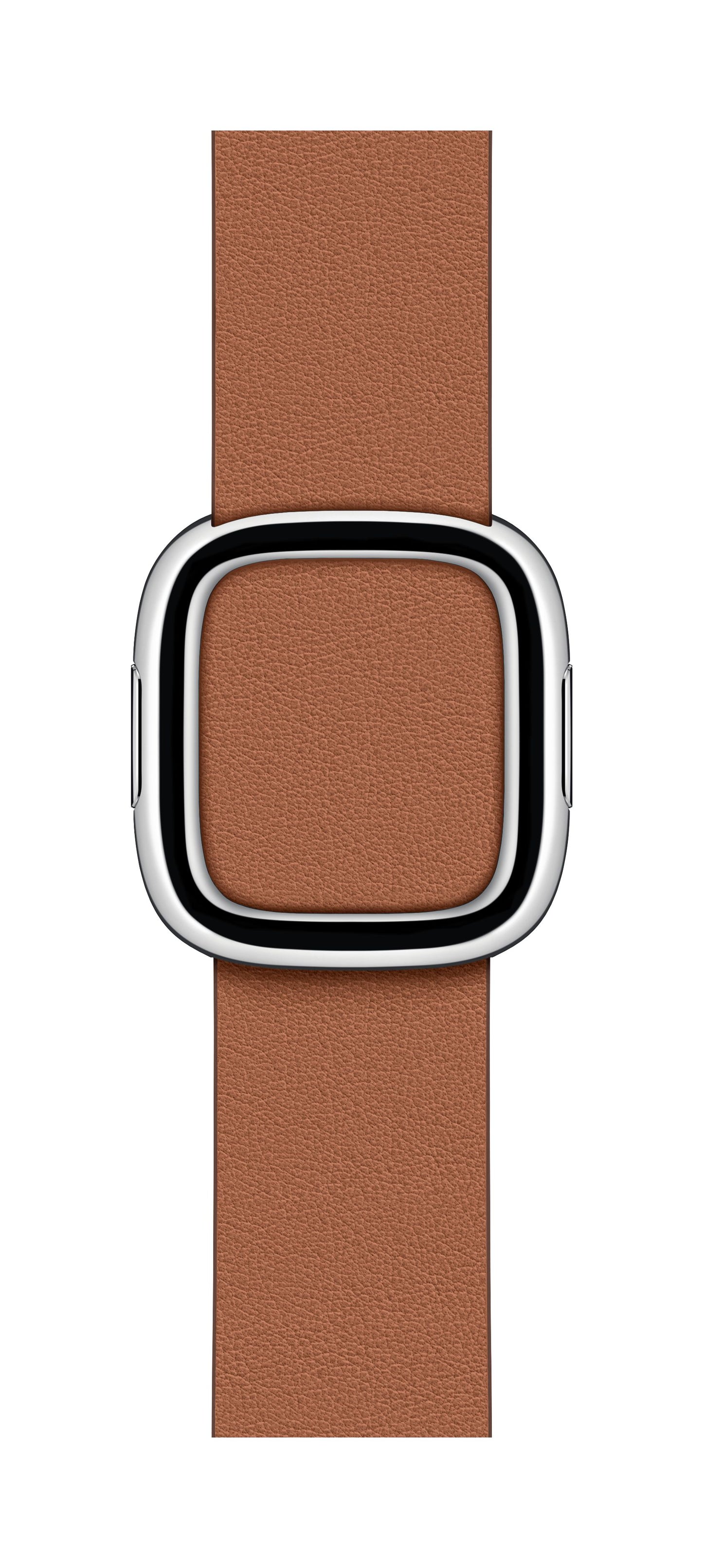 40mm Saddle Brown Modern Buckle - Small