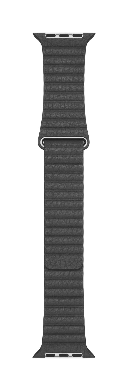44mm Black Leather Loop - Medium