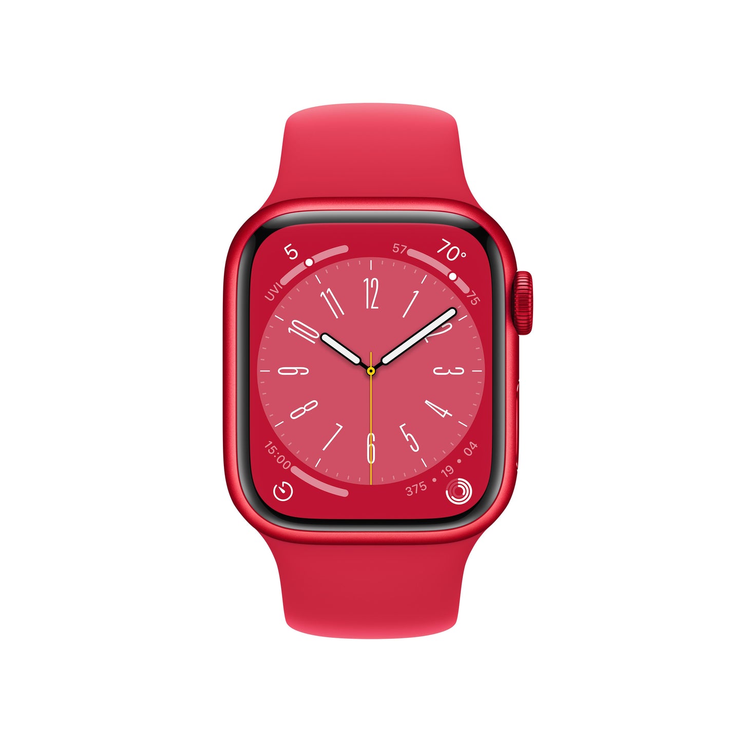 Apple Watch Series 8 GPS + Cellular 41mm (PRODUCT)RED Aluminum Case with (PRODUCT)RED Sport Band - Regular