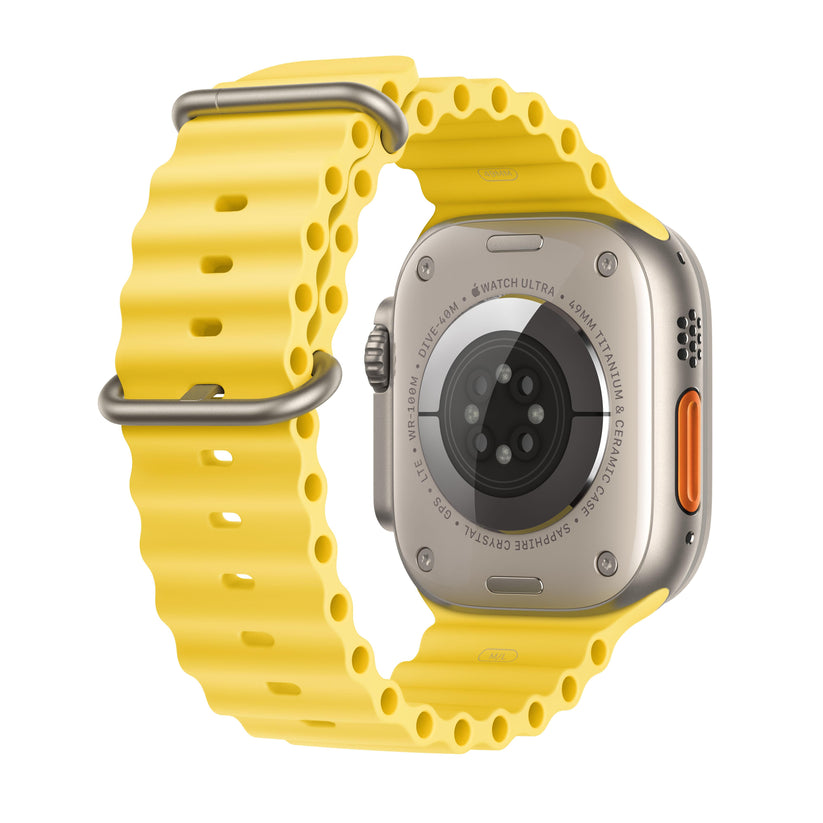 Apple Watch Ultra GPS Cellular, 49mm Titanium Case with Yellow