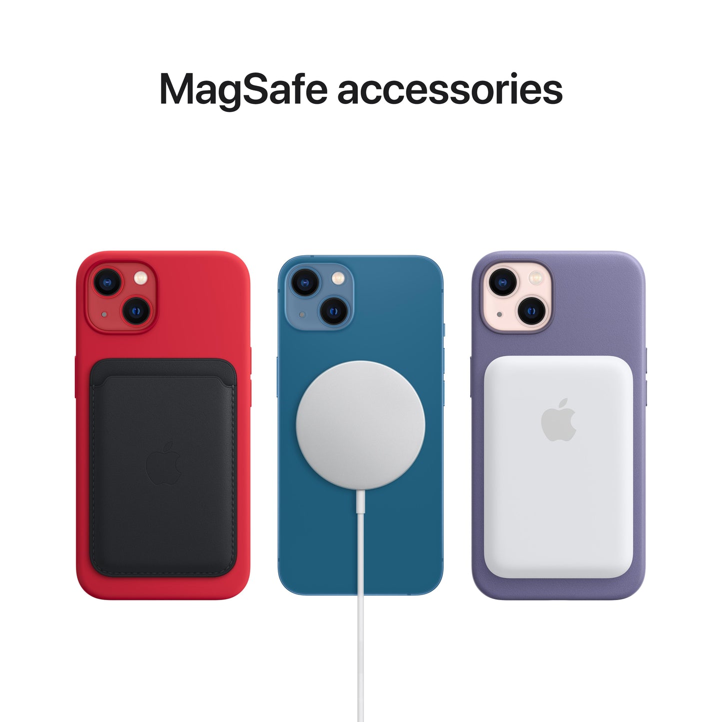 حافظة iPhone 13 mini شفافة بتقنية MagSafe