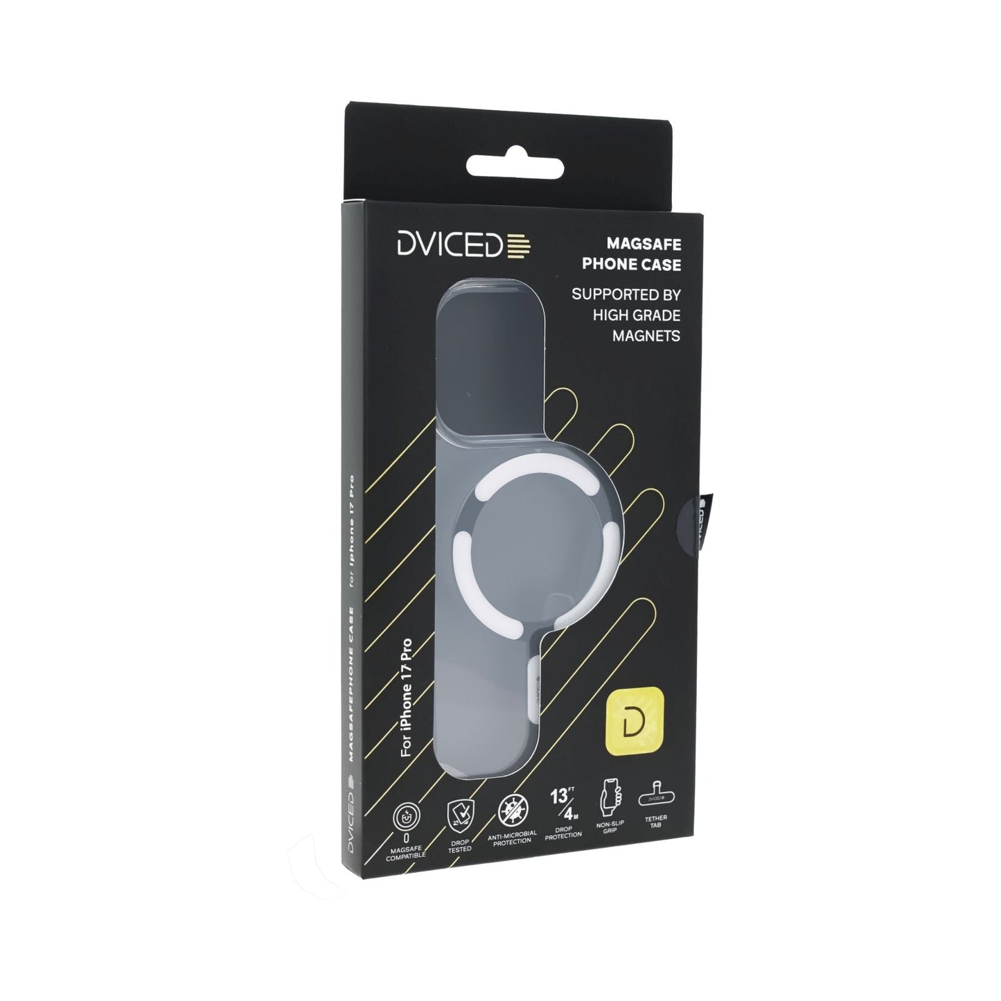 Dviced MagSafe iPhone 17 Pro clear Case - White