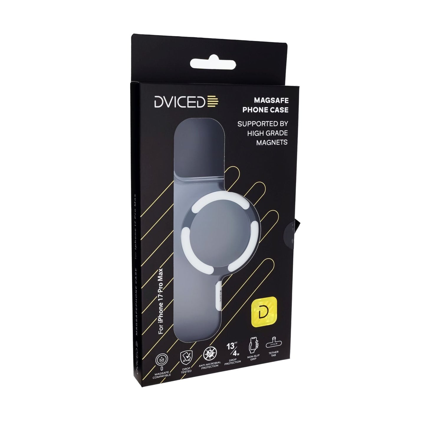 Dviced MagSafe iPhone 17 Pro Max clear Case - White