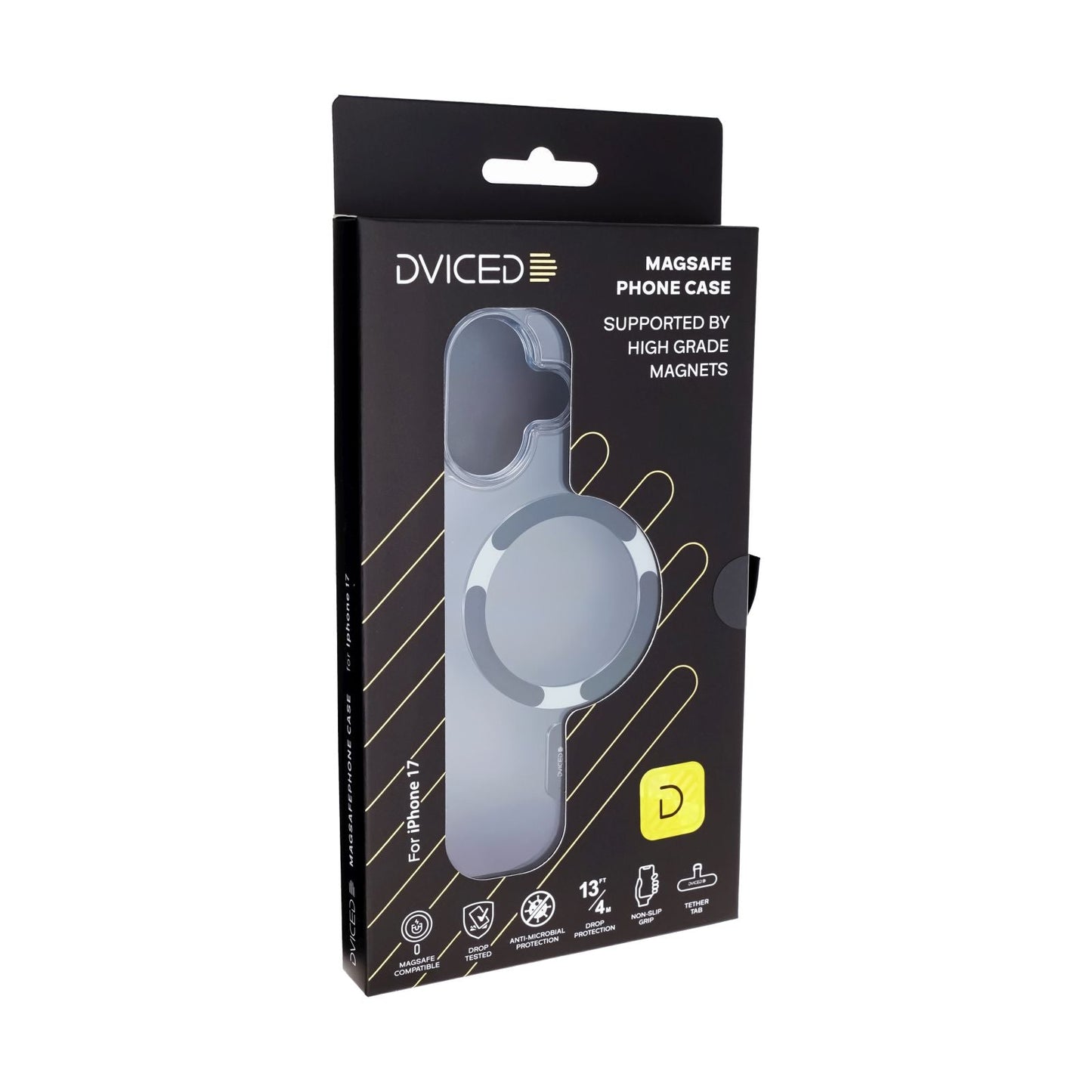 Dviced MagSafe iPhone 17 clear Case - Black