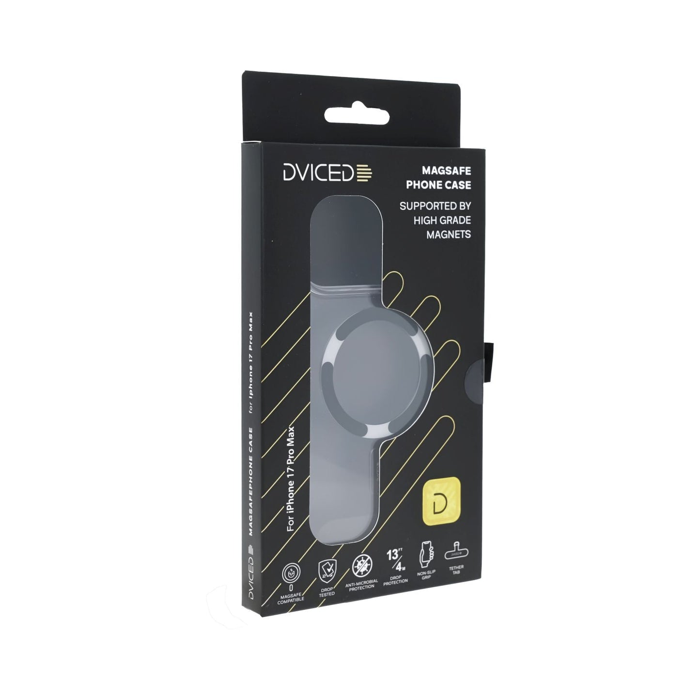 Dviced MagSafe iPhone 17 Pro Max clear Case - Black