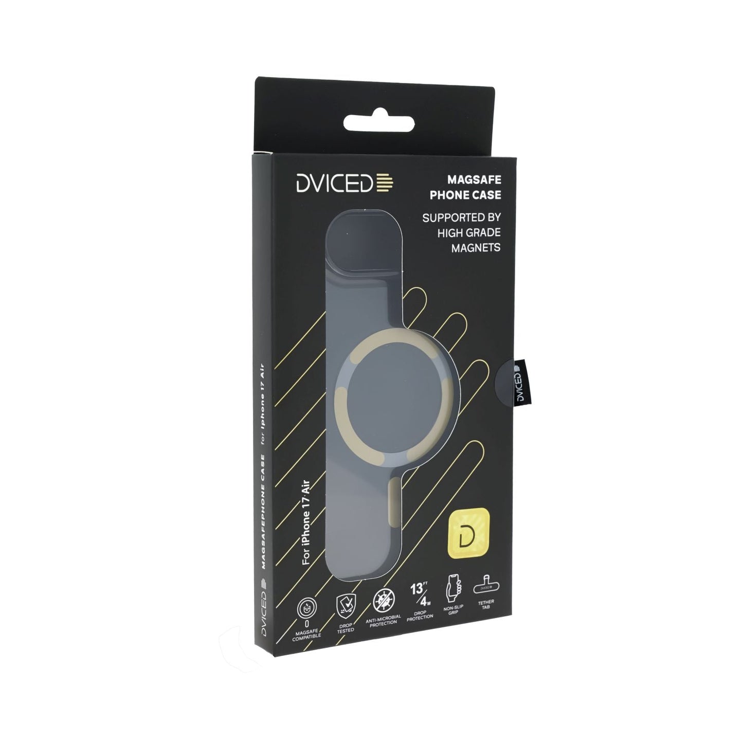 Dviced MagSafe iPhone 17 Air smoke Case - Gold