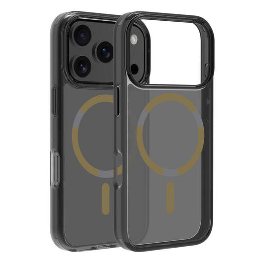 Dviced MagSafe iPhone 17 Pro Max smoke Case - Gold