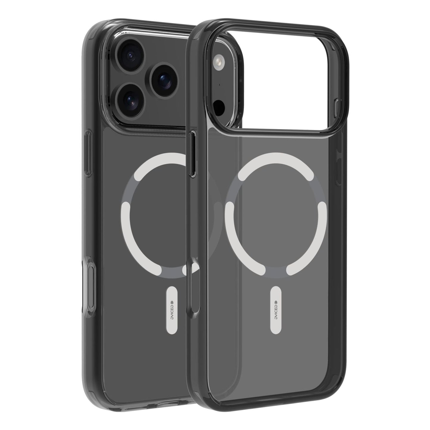 Dviced MagSafe iPhone 17 Pro Max smoke Case - Silver