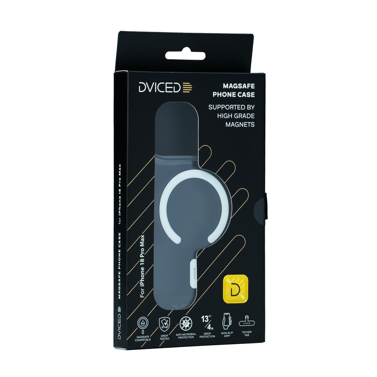 Dviced iPhone 18 Pro Max MagSafe Clear Case - White