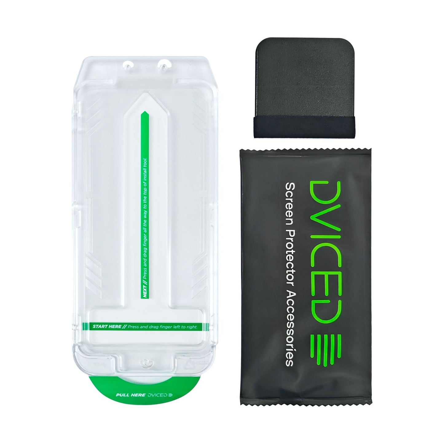 Dviced Tempered glass screen protector for iPhone 17 Pro with dust-free applicator