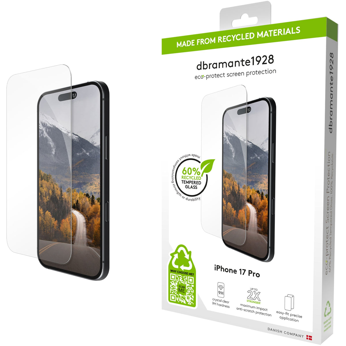 Dbramante eco-protect for iPhone 17 Pro - Clear
