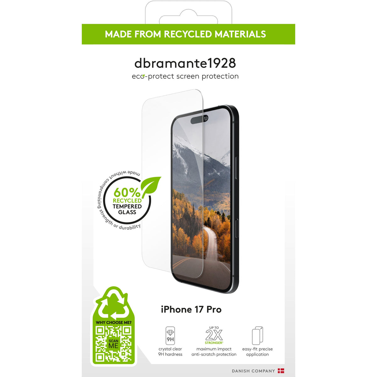 Dbramante eco-protect for iPhone 17 Pro - Clear