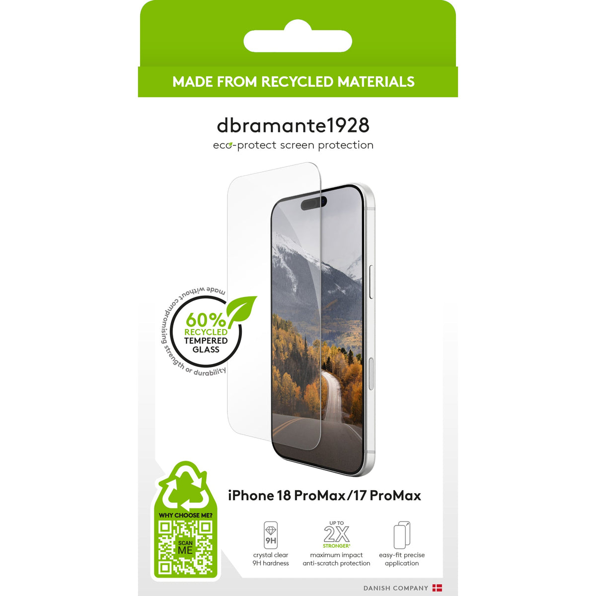 Dbramante eco-protect for iPhone 17 Pro Max - Clear