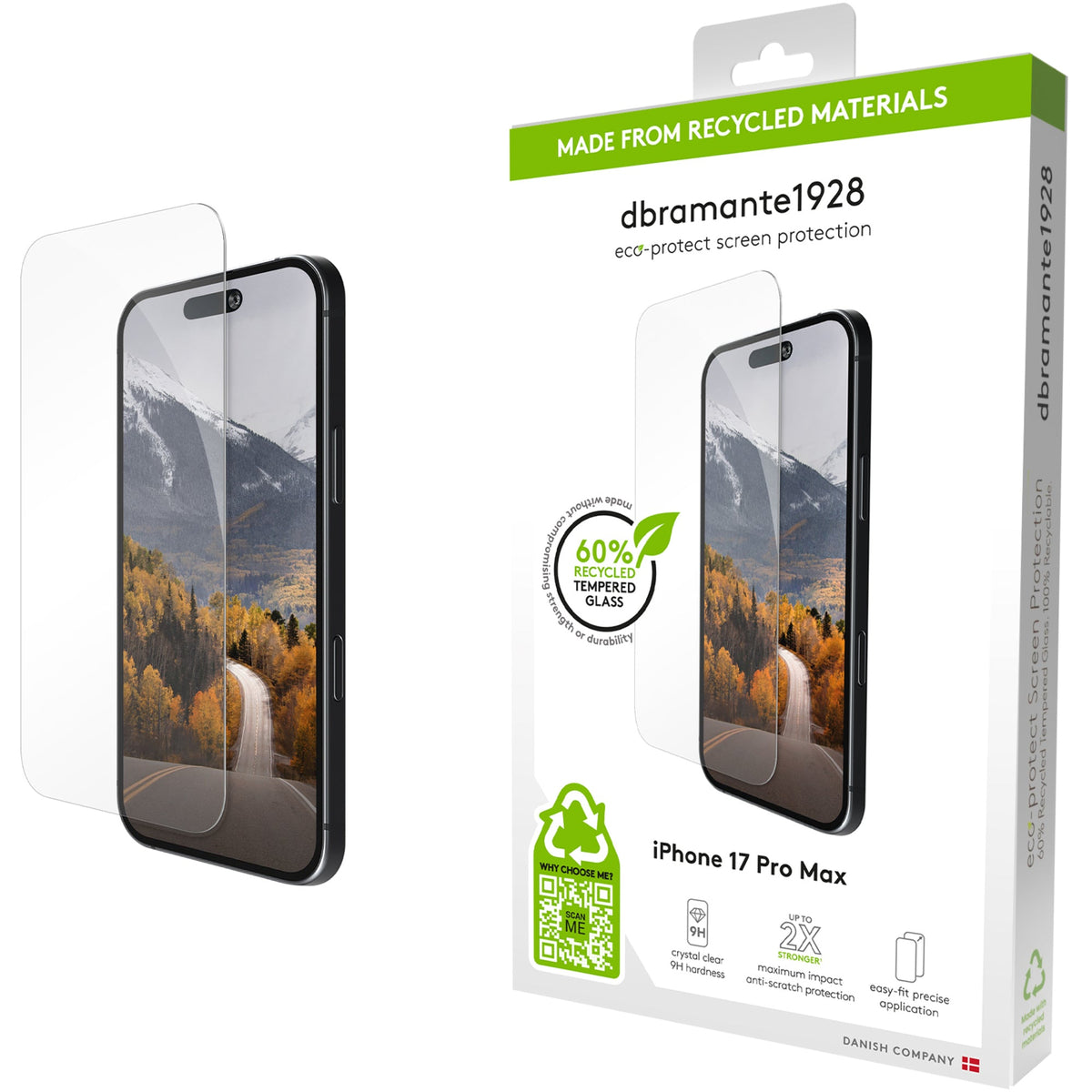 Dbramante eco-protect for iPhone 17 Pro Max - Clear