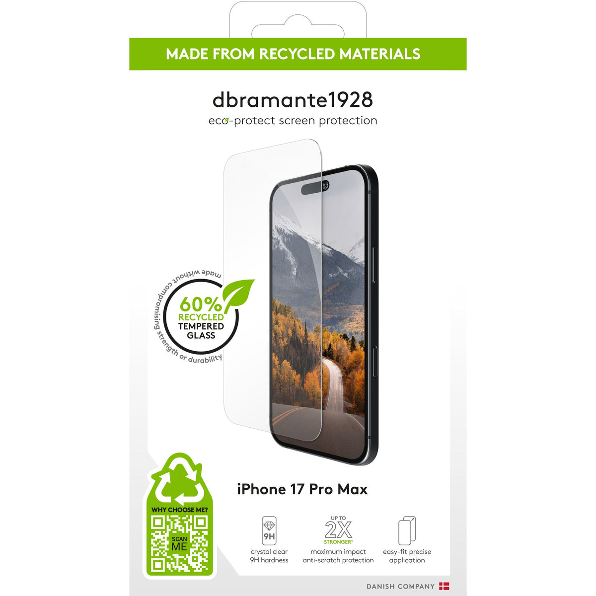 Dbramante eco-protect for iPhone 17 Pro Max - Clear